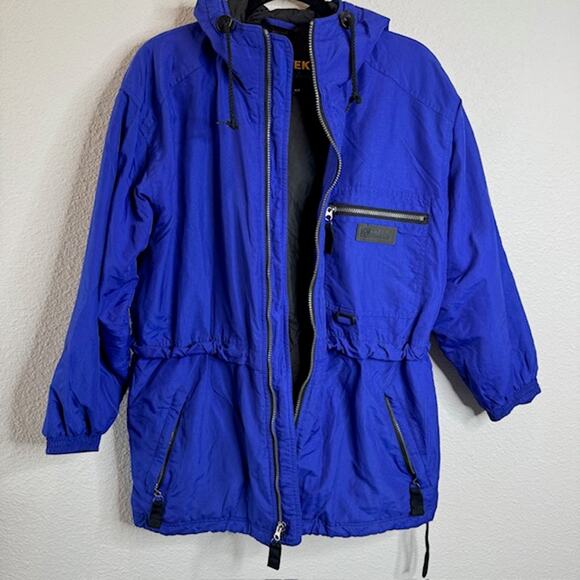 Eddie Bauer Ebtek Thinsulate Womens Sz Med Pet Waterproof Hooded Zip Jacket - Picture 6 of 14